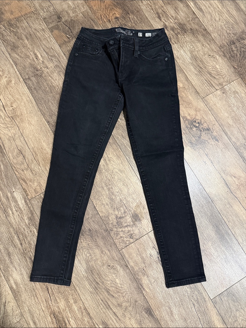 Miss Me Black Skinny Jeans
